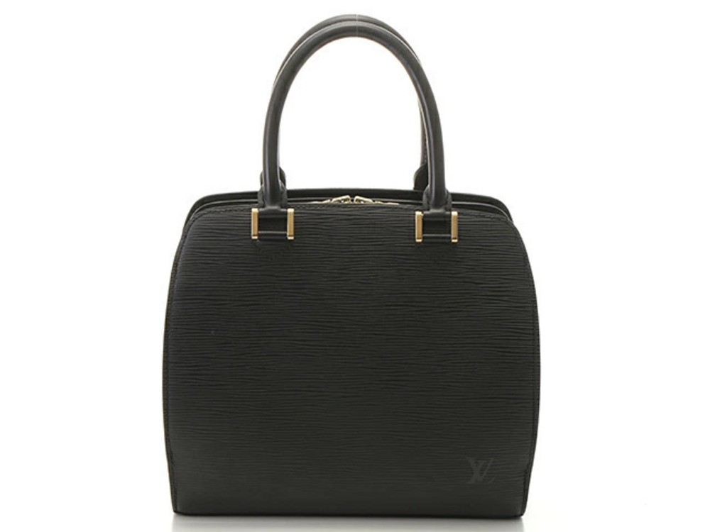 LOUIS VUITTON Pont Neuf Handbag Epi Leather Noir Black